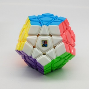魔方教室魅龙五魔方 彩色3阶5魔方Megaminx十二面体魔方