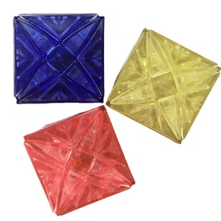 蓝蓝 限量版透明魔方 魔星蝶恋花齿轮心魔内藏齿轮三阶异形收藏