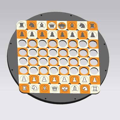 3D打印 魔表磁力版迷宫国际象棋Magnetic R ubik's clock平面魔方