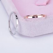 韩版 戒情侣小指钛钢18K玫瑰金不掉色 极细彩金戒指女学生简约个性