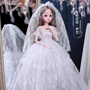 60CM古装娃娃仙女裙子洋娃娃60厘米娃娃衣服头饰袜子萝莉3分娃裙
