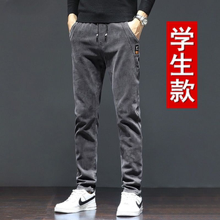 青少年牛仔裤夏季男孩帅气直筒长裤子初中高中学生大童男生休闲裤