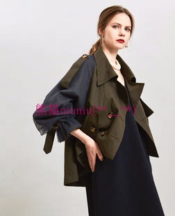 La家 气质十足 帅气薄纱短风衣ETNIS0919001 人气爆棚 纯Y单