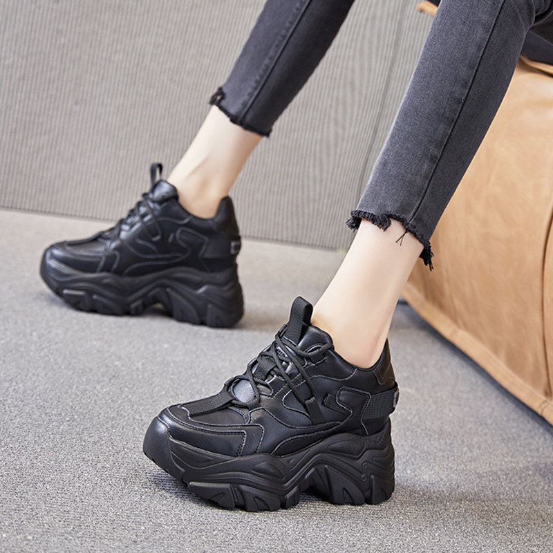 休闲运动超火百搭内增高老爹鞋女