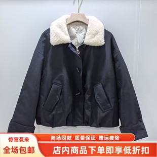 休闲白鸭绒派克服羽绒服短外套 时尚 艾丹辰M255Y769冬装 2025女新款