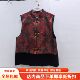 雅Y26A217春装 马甲 国风丝绒拼接提花背心立领中式 2026女新款 时尚