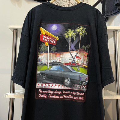 美式复古潮牌短袖T恤男