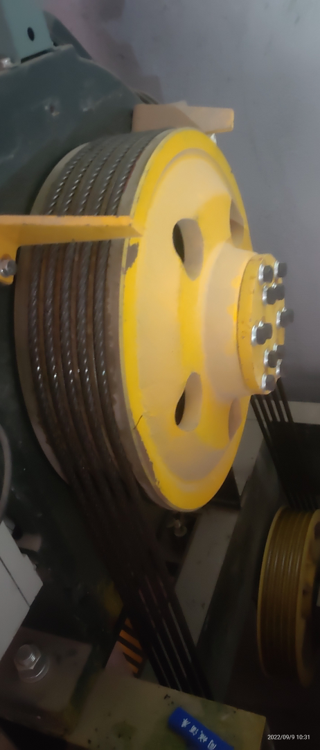 新电梯曳引轮40056710wa42主机曳引轮适用西继许昌博玛促