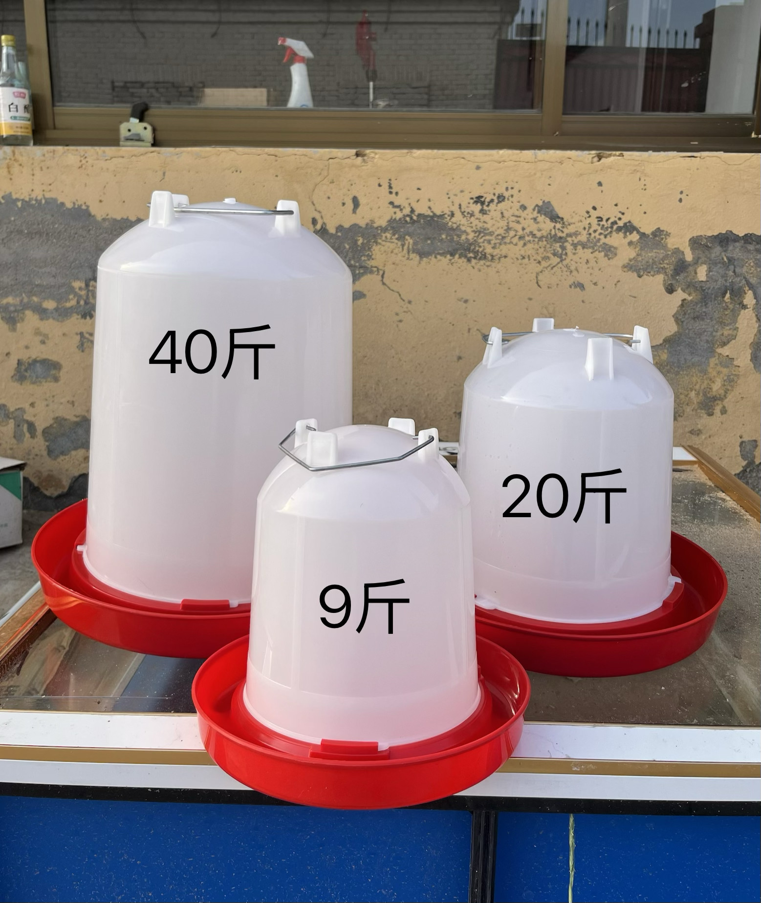 鸡水槽饮水壶水桶小鸡喝水饮水器自动喂水器喂鸡水壶养鸡设备用品