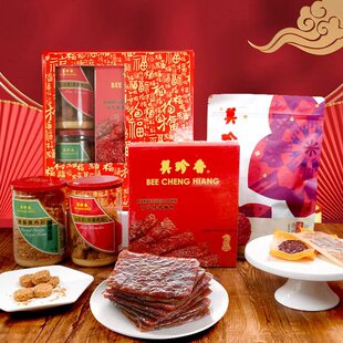 美珍香百福具臻多福大礼包815g肉松非猪肉脯肉干零食礼盒节日送礼