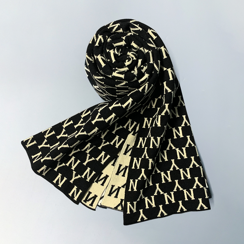 MLB冬季羊毛披肩NY围脖