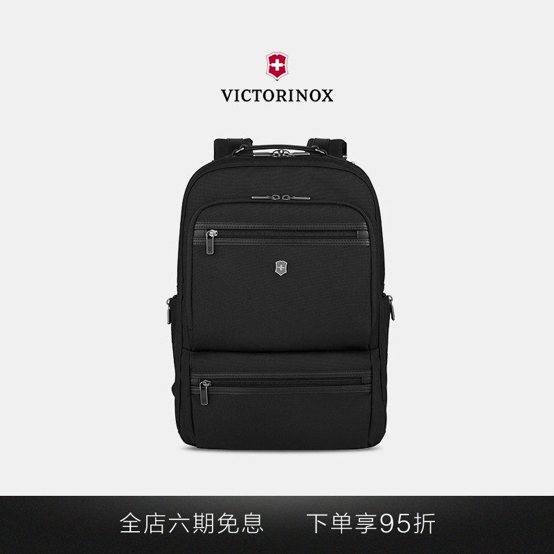 维氏瑞士军刀背包男双肩包沃克斯新款17寸电脑商务休闲轻便男大包