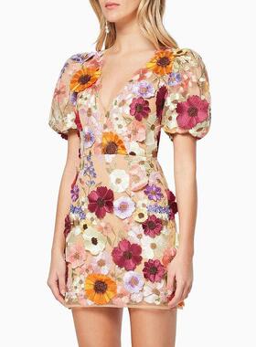 法式小礼服平时可穿名媛气质生日派对宴会连衣裙短款Party dress