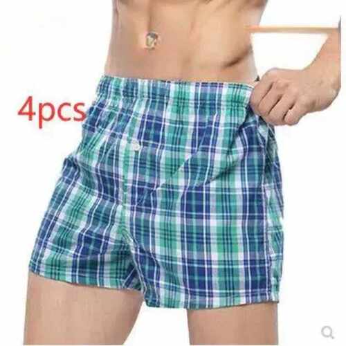 4X Men's boxer briefs loose men boxers underpants under wear