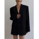 spring ladies women fashion 2025 jackets loose blazers coats