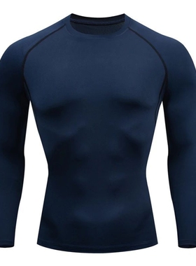 Men Compression Running T Shirt Fitness Tight Long Sleeve Sp