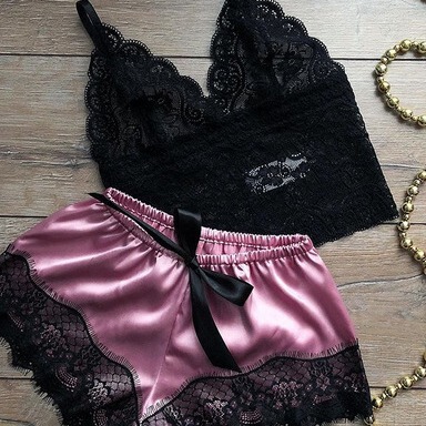 Lingerie pajamas lace underwear nightgown