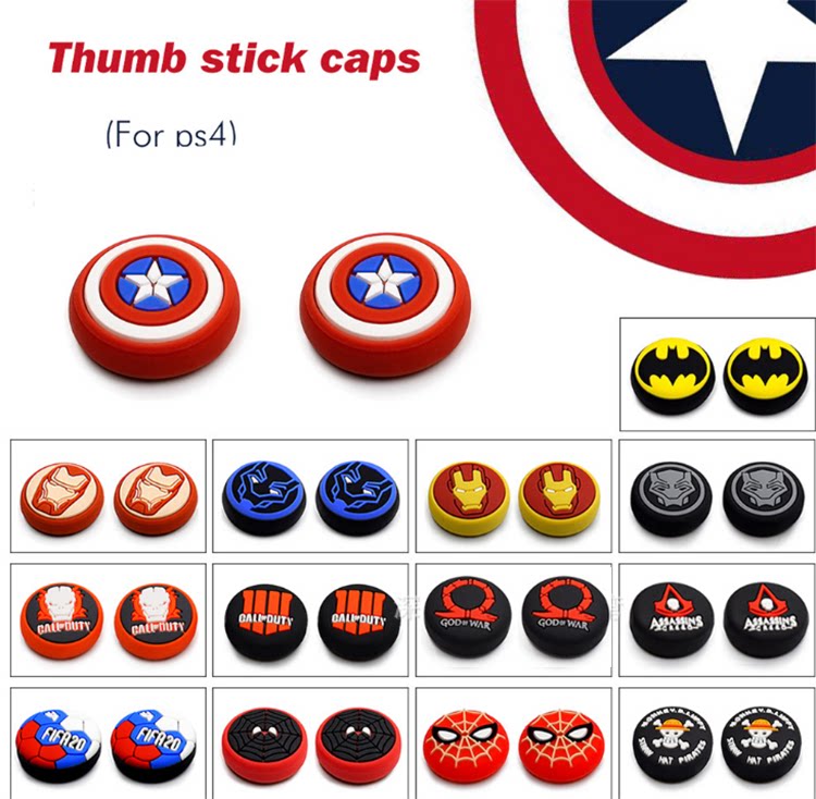 PS5 PS4XBOX360/ONE手柄猫爪帽switch pro摇杆帽保护套摇杆帽硅胶