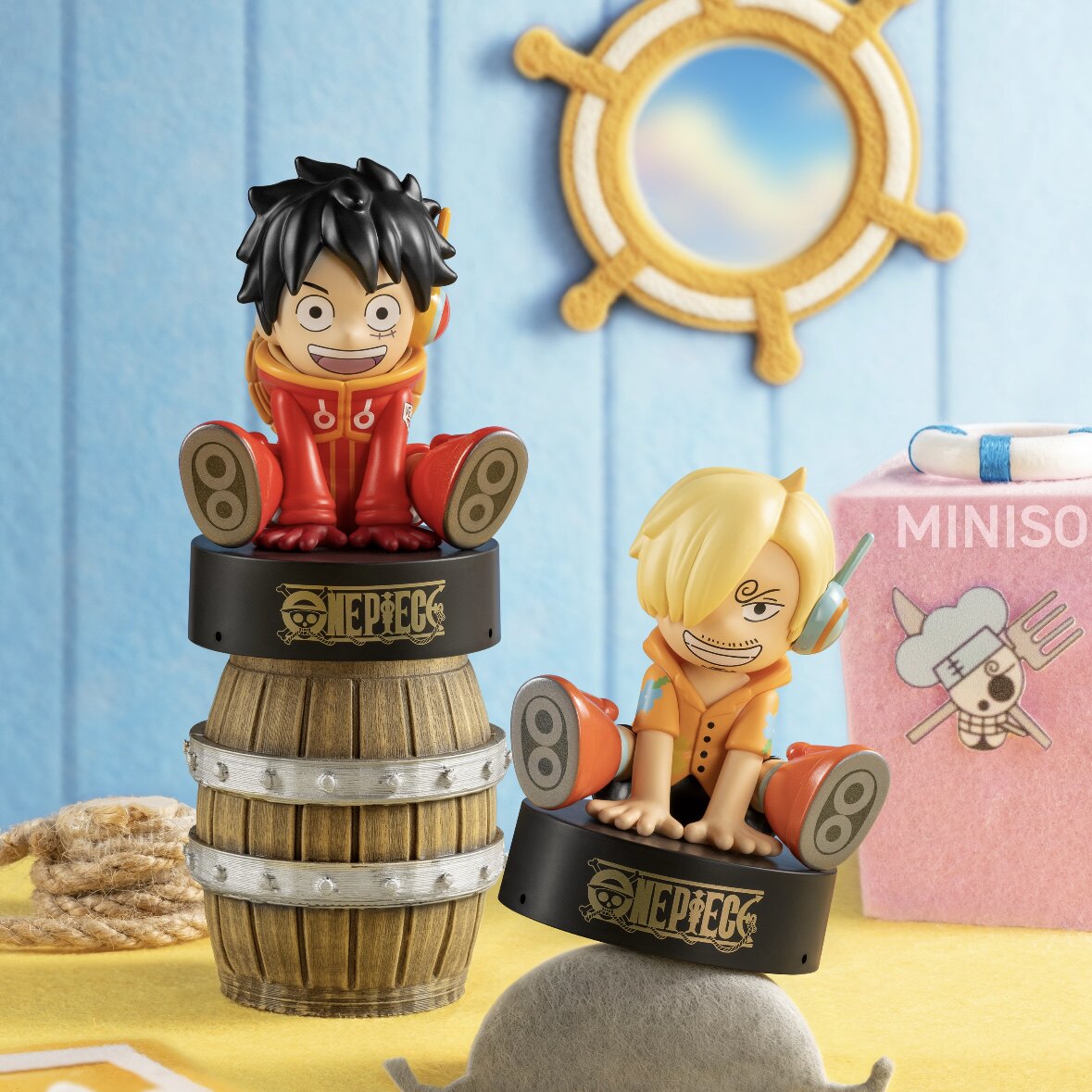 现货 MINISO名创优品One Piece航海王系列潮玩手办香薰盲盒摆件图片