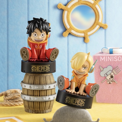 现货 MINISO名创优品One Piece航海王系列潮玩手办香薰盲盒摆件
