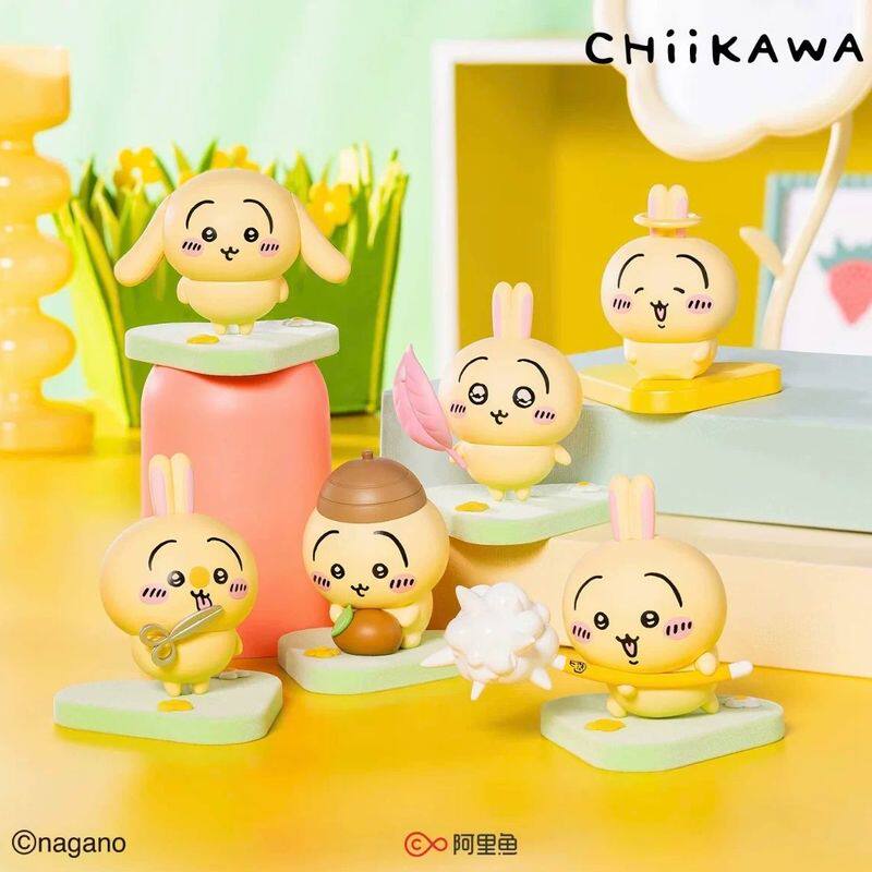 现货MINISO名创优品CHIIKAWA乌萨奇纯享系列手办盲盒潮玩可爱摆件