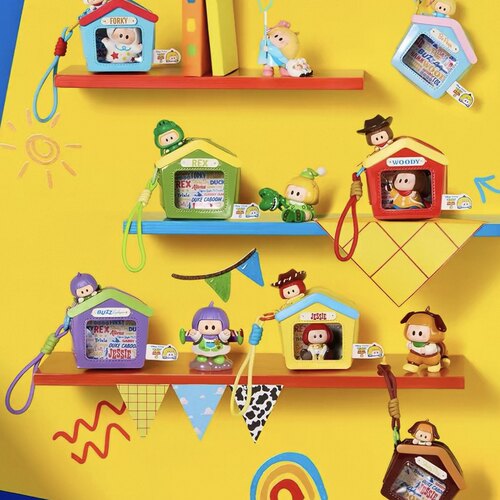 现货 名创优品YOYO玩具总动员5玩在一起系列娃包挂件盲盒可爱送礼