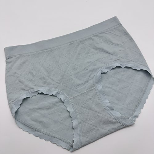 100%百分百感觉女士中低腰无缝内裤抗菌底裆舒适裸氨三角裤0459k