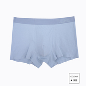 莱卡棉干爽排汗纯色平角内裤 100%代 购百分百感觉387男士 3A抗菌