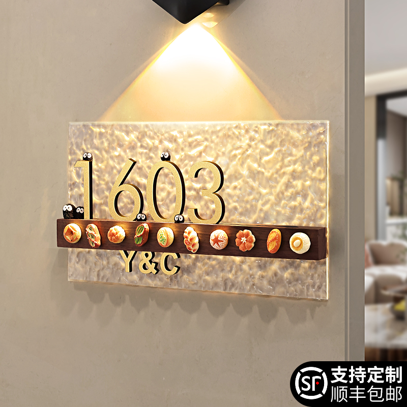 创意DIY玩偶门牌支持定制