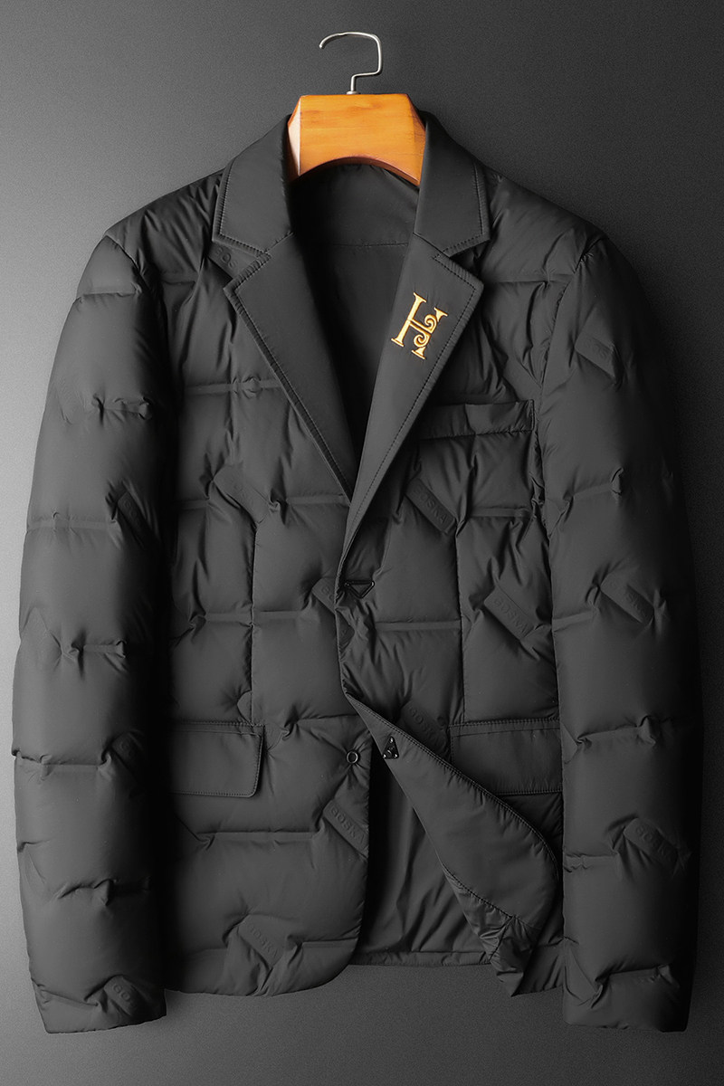 2025冬季新款超柔面料西装羽绒服90白鸭绒9825-P255平铺,男装西服套装,钱塘6023