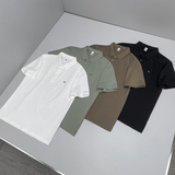 2026夏季新款简约商务冰丝无痕修身POLO衫D851-P73挂拍绿，男装Polo衫，钱塘6023