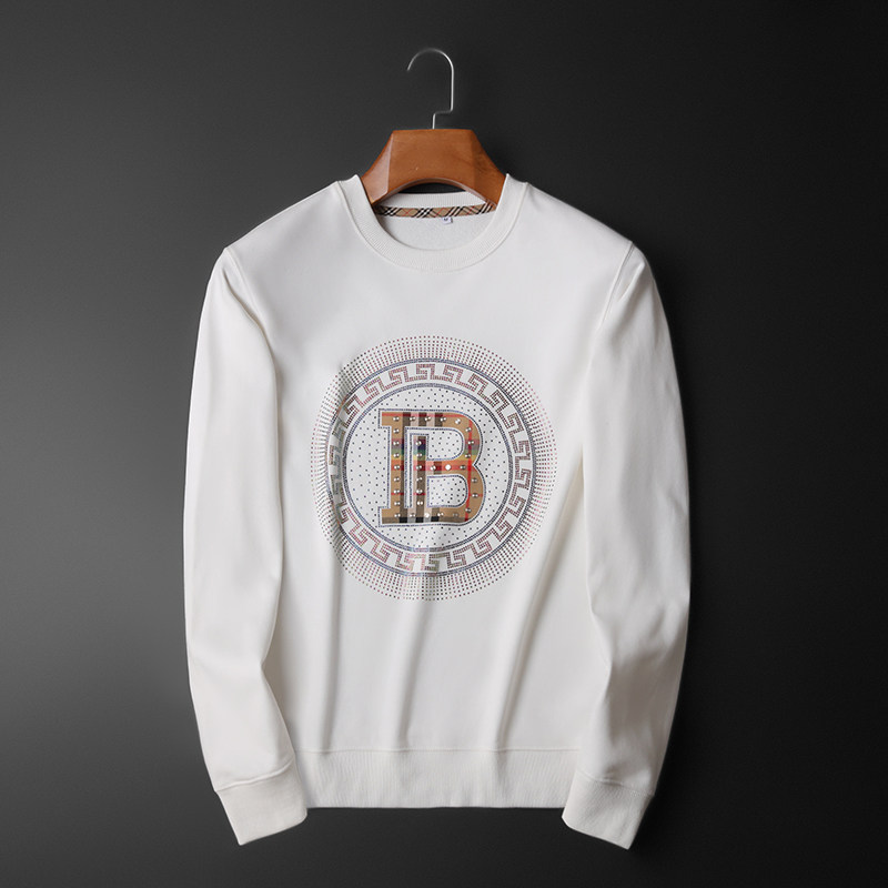 22春季新款罗圈棉男士烫钻圆领卫衣大货长期款V31-P125228，男装卫衣，钱塘6023