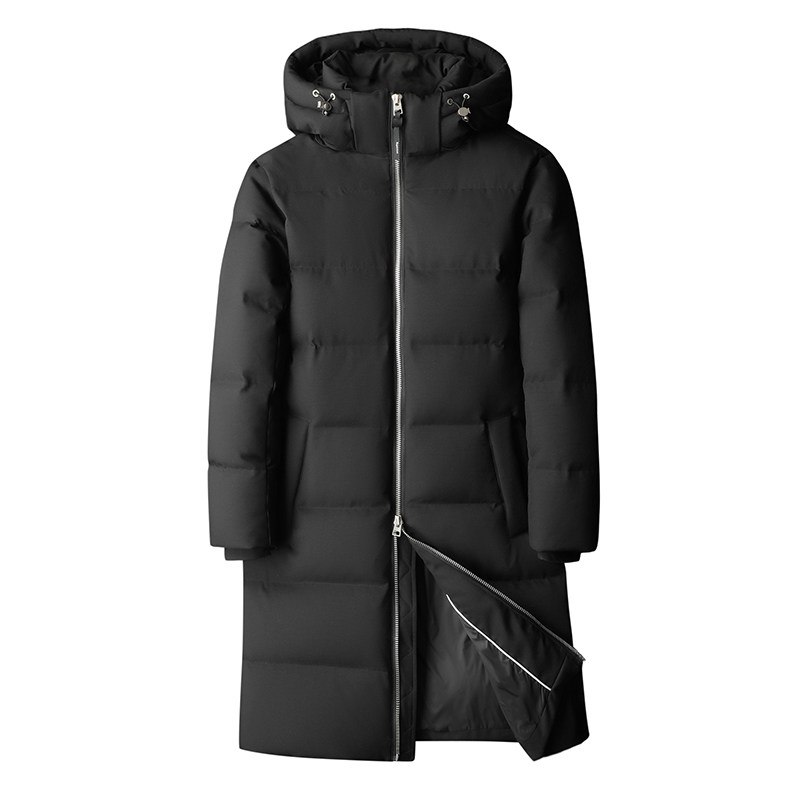 2025冬季新款TR面料长款连帽羽绒服加厚90白鸭绒9831-P425平铺,男装羽绒服,钱塘6023