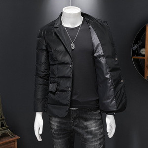 2024冬季新款男士西装领90白鸭绒羽绒服 8895-P270 有视频 假模图片