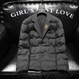 2025冬季新款超柔面料西装羽绒服90白鸭绒9825-P255，男装羽绒服，钱塘6023