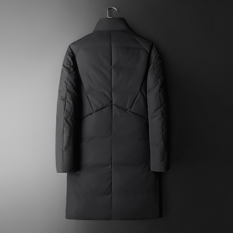 2025冬季主推男士立领中长款白鸭绒羽绒服1001-P280长期有货,男装羽绒服,钱塘6023