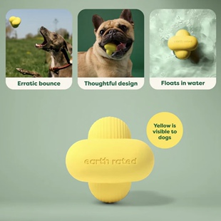 加拿大Earth rated乱弹球狗狗巡回玩具落地不规则设计