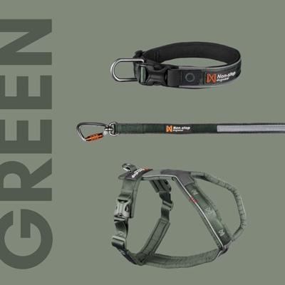挪威Nonstop狗狗户外胸背牵引绳项圈套装户外用品解释耐用不勒脖