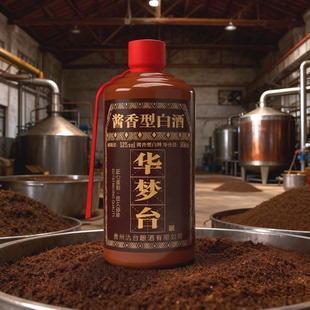 华梦台·贵州纯粮食酿造酱香白酒53度500ml（整箱6瓶）3