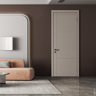 室内门 极造4P51 梦天木作 卧室门水漆木门现代简约实木复合门