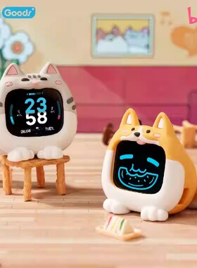 哔哩哔哩bilibiliGoods 猫狗双全cubeface小电视触屏蓝牙耳机周边