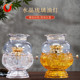 水晶玻璃油灯灯盏家用佛前供灯上供点油敬佛供佛油灯液体酥油防风