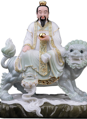 汉白玉太乙救苦天尊神像