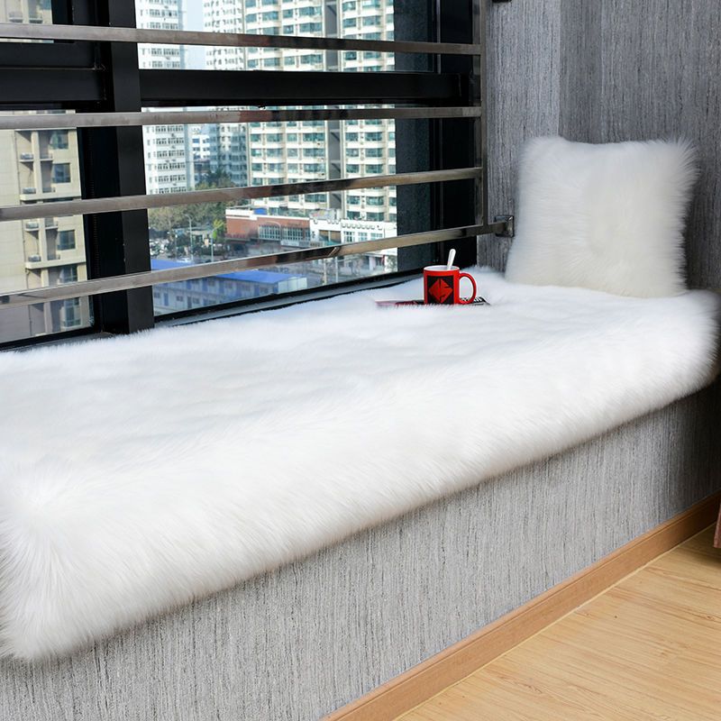 长毛绒飘窗垫窗台垫沙发垫榻榻米四季通用卧室客厅阳台地毯定制