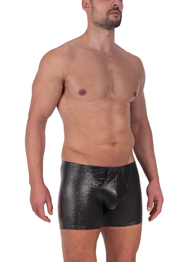 MANSTORE 低腰性感蛇纹仿皮U凸男士平角内裤 柔软舒适丝滑 12244