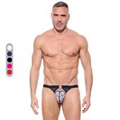 GREGG 220003 性感丝滑低腰透气运动 HOMME 镂空透视网纱三角内裤