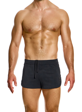 MODUS VIVENDI 复古波浪提花柔软舒适透气修身男士运动短裤 21361