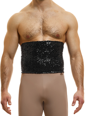 MODUS VIVENDI 复古修身奢华闪耀亮片柔软舒适男士束腰腰带20382