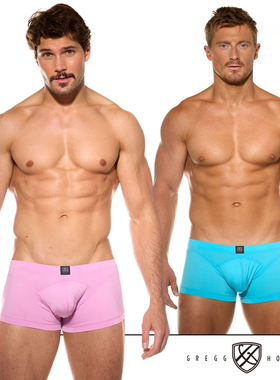 GREGG HOMME 立体囊袋柔软透气顺滑性感低腰男士平角内裤96105