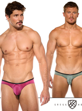 GREGG HOMME 立体囊袋柔软顺滑透气舒适低腰男士三角内裤100603